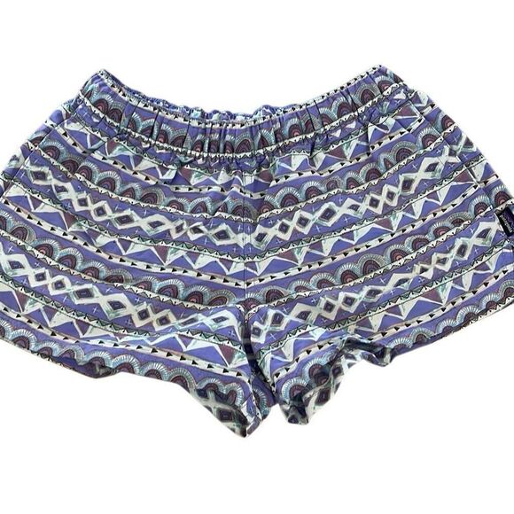 Patagonia‎ Women Valengeo Light Violet Blue Barely Baggies 2.5" Shorts XS - Picture 1 of 5